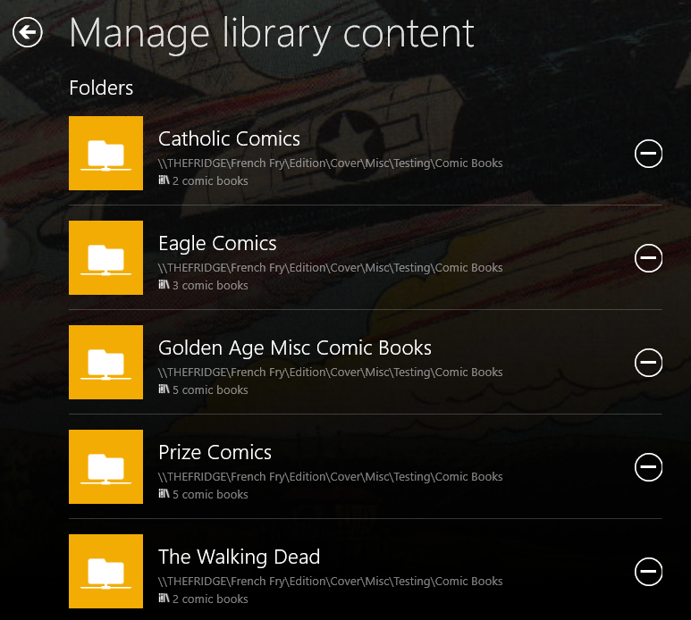 Manage content screen when everything is done the wrong way